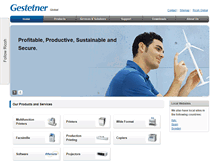 Tablet Screenshot of gestetner-support.com
